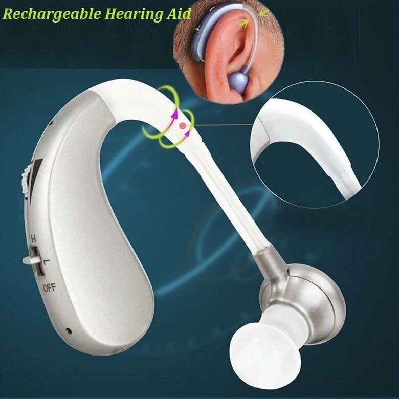 Dzirdes pastiprinātājs, dzirdes aparāts, lādējams, 2 režīmi, regulējams