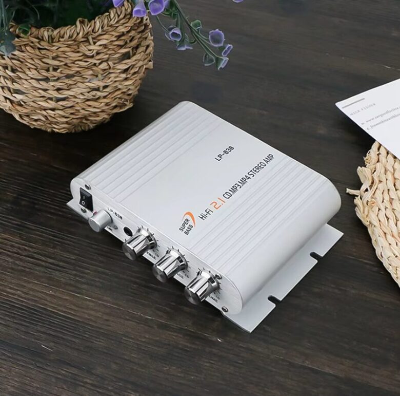 200W 12V Mini Hi-Fi pastiprinātājs