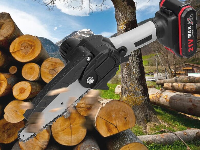 Zāģis ar akumulatoru, 6' sliede