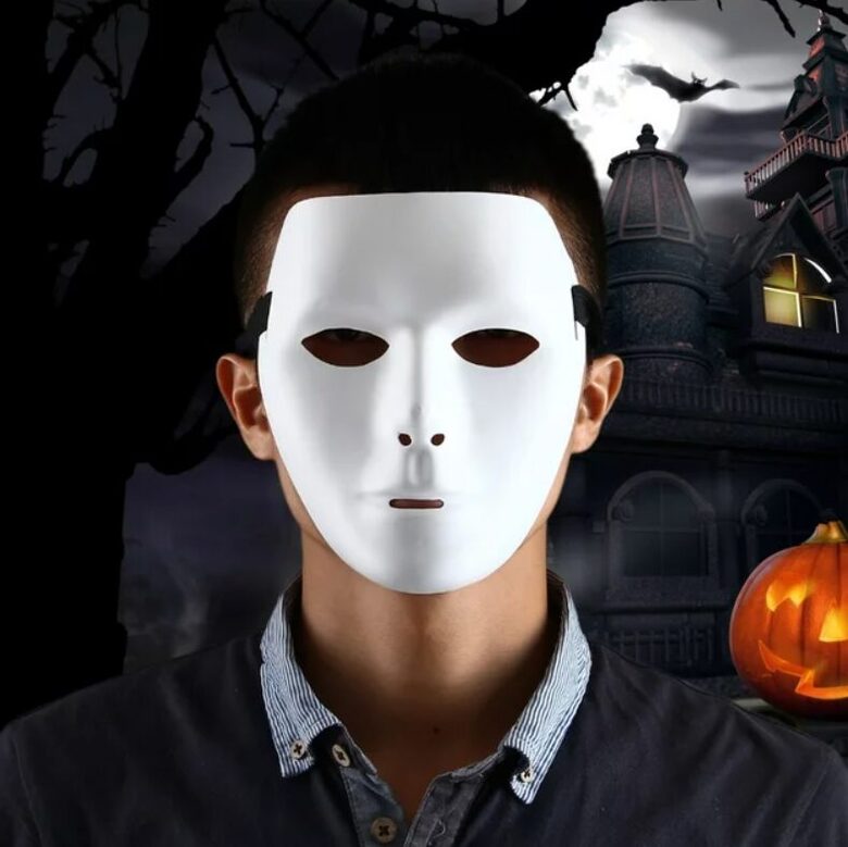 Balta sejas maska (Helovīnam, Ballītēm, noziegumiem)