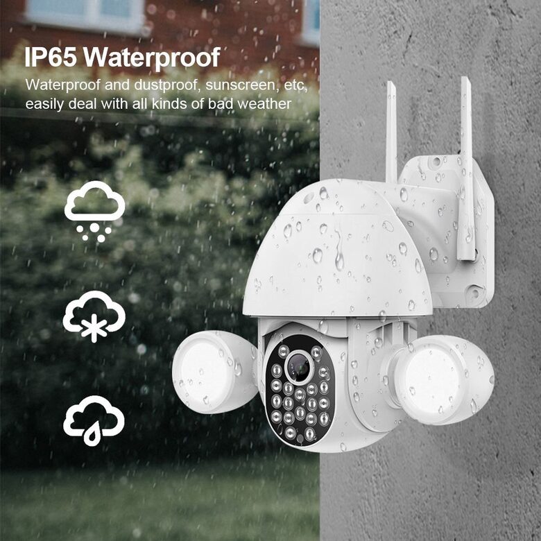 Video Novērošanas wifi kamera 'Super LED' , 'AUTO TRACKING' , āra apstākļiem, ar ieraksta funkciju, HD, grozāma no telefona 360g'