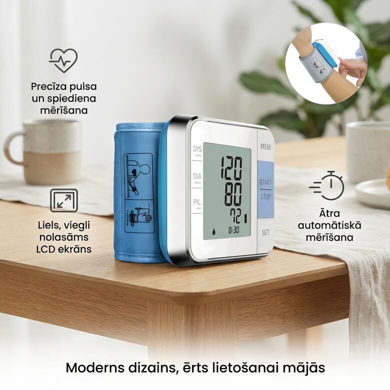 Asinsspiediena mērītājs uz apakšdelma