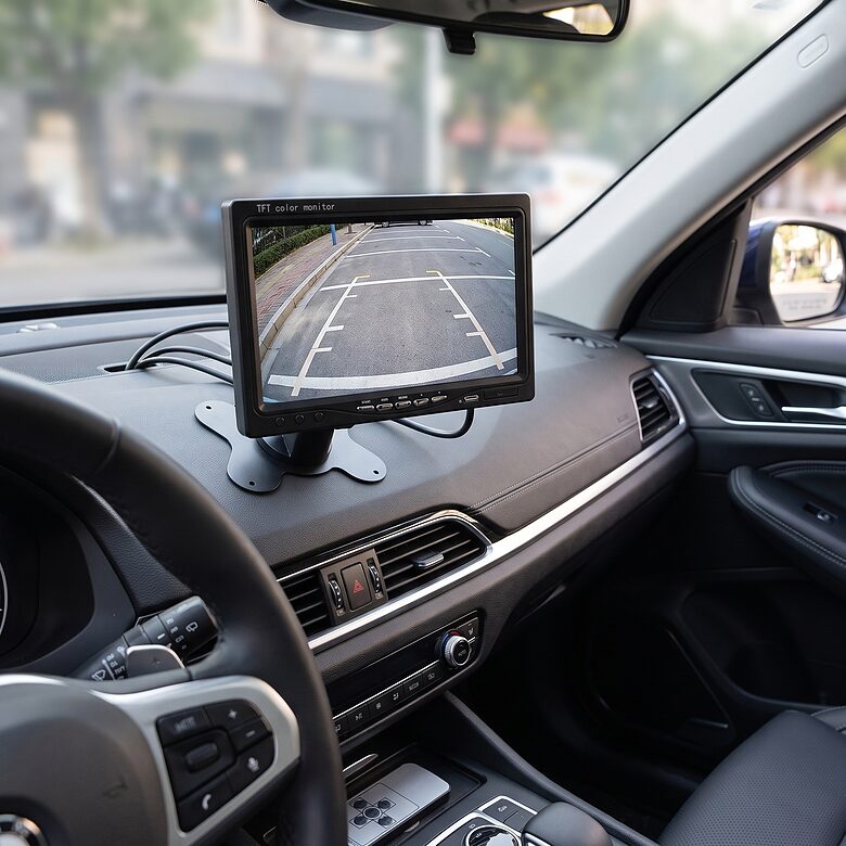 Monitors 7'' HD, Divām kamerām, Cristal clear image 12v