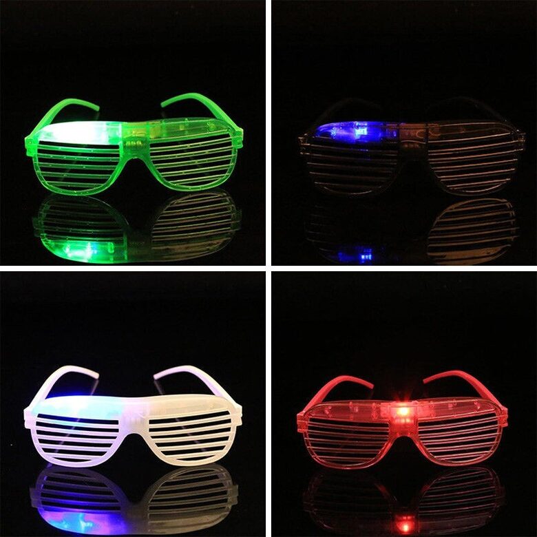 Spīdošās ballīšu brilles