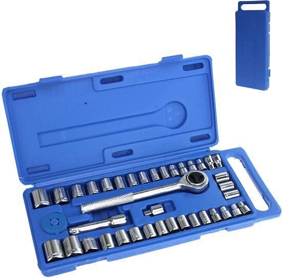 40- daļīgs uzgriežņu atslēgu komplekts