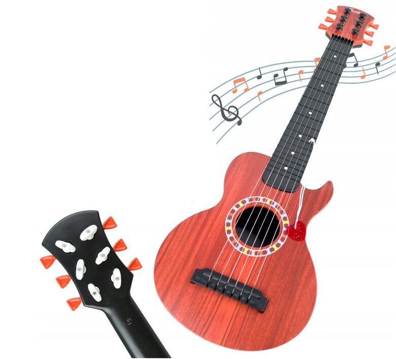 Bērnu koka ģitāra 17x51x5