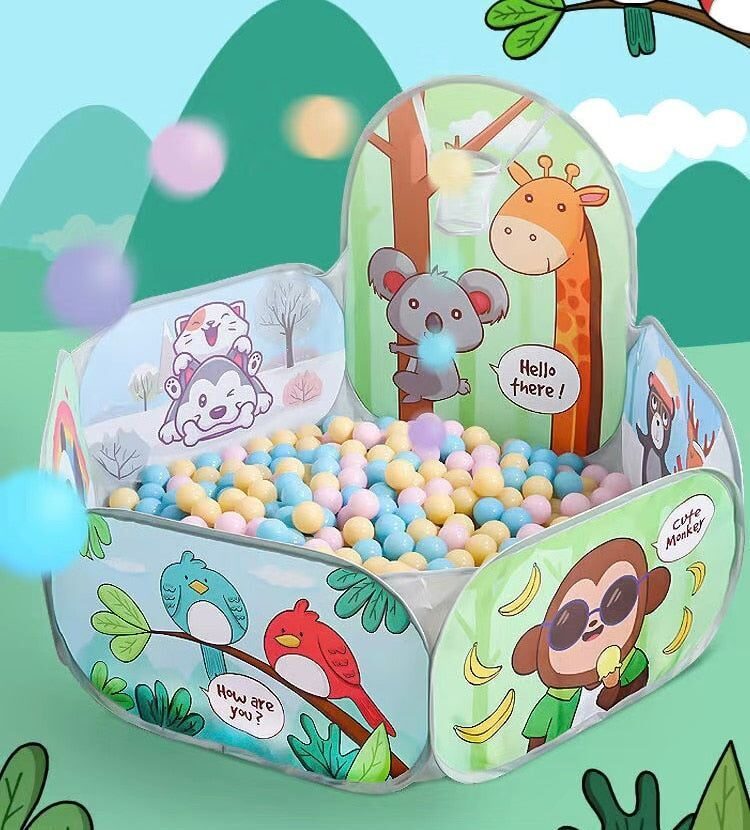 Bērnu sētiņa / manēža ar 100 bumbām, 120cm