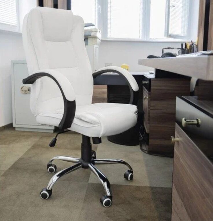 Ofisa krēsls, balts