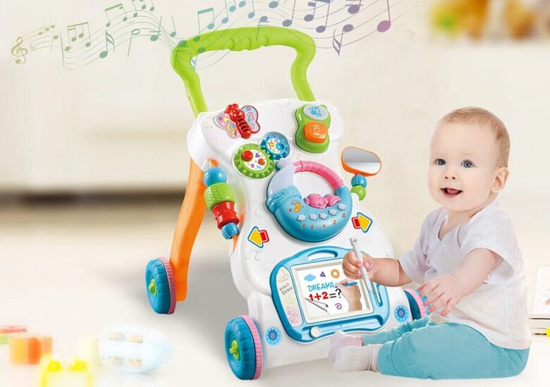 Bērnu stumjamais staigulis (50 x 27.5 x 27 cm)