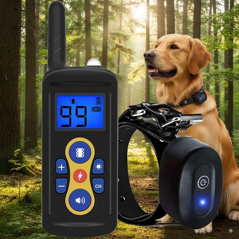 Ultraskaņas suņu apmācības kakla siksna (pret riešanu, treniņam),elektro šoks , vibrācija, skaņa, mājdzīvnieku apmācības iekārta 800 M