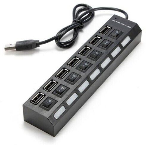 USB sadalītājs 2.0 - 7 porti