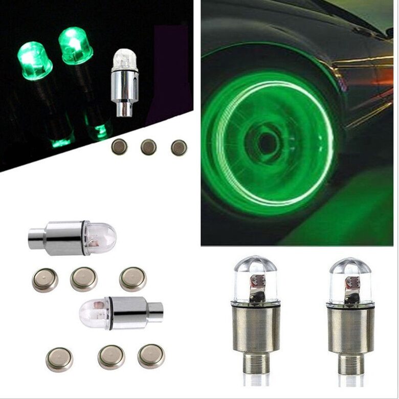 Led ventiļa uzgalis ar gaismas sensoru, Zaļš