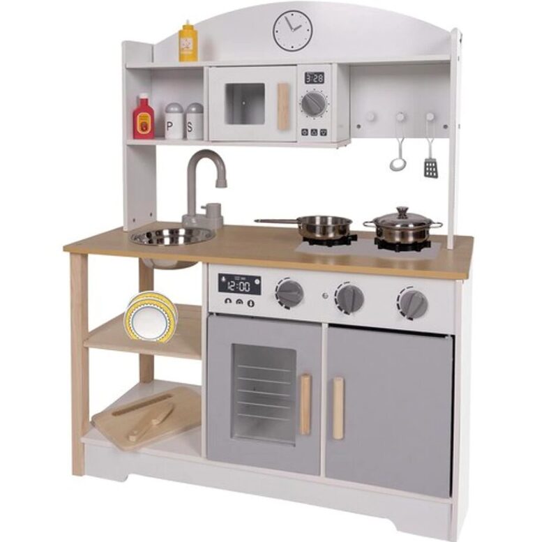 Spēļu virtuve no koka 85x68x25cm