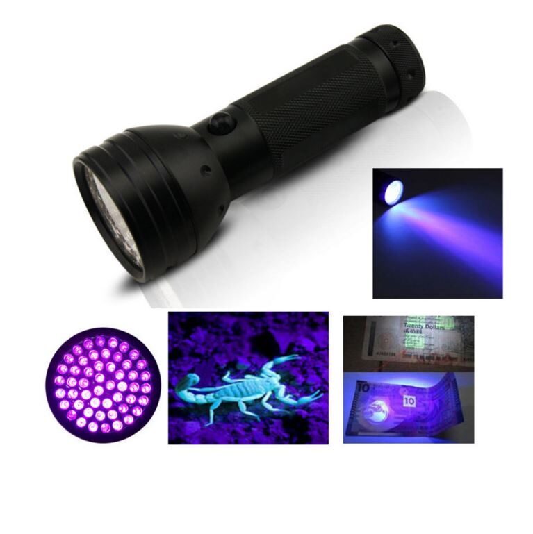 uv lukturis 51 LED