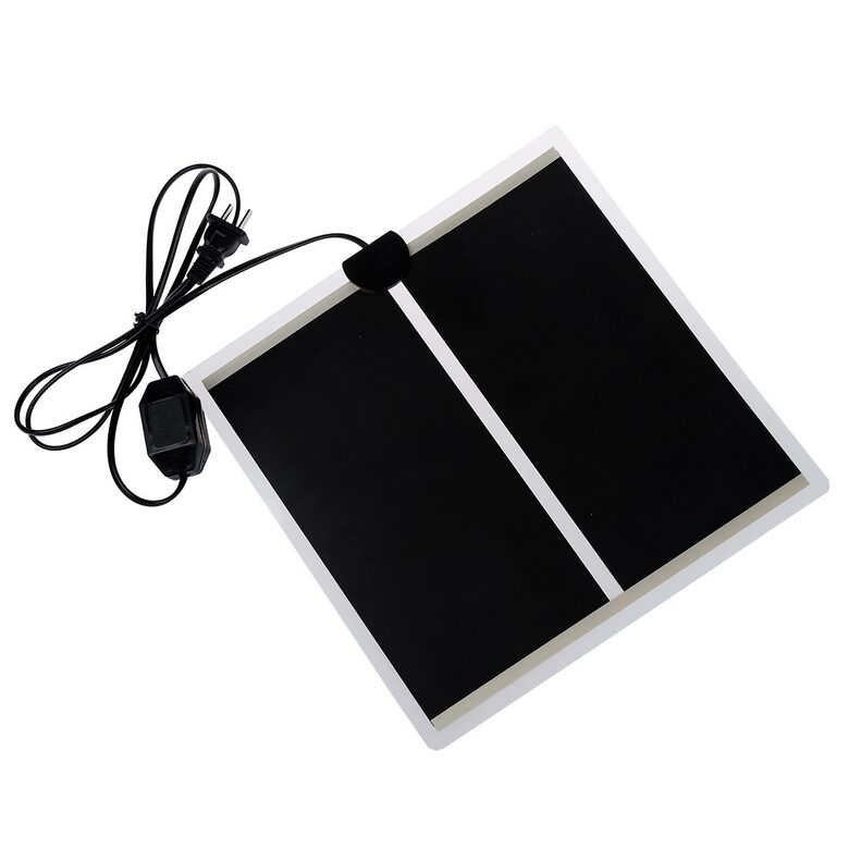 Terārija sildītājs ar regulatoru 28 x 28 cm