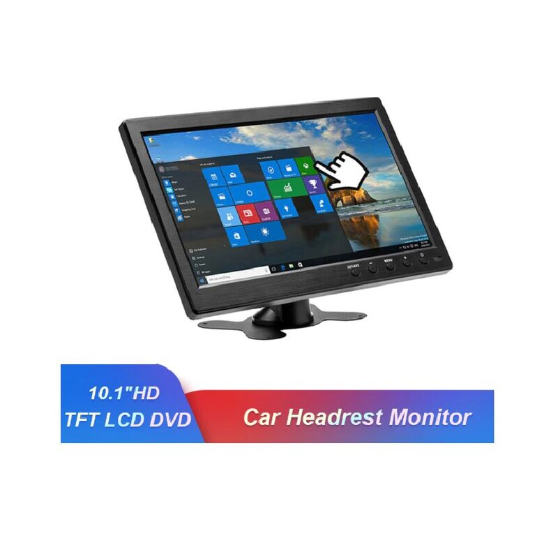 Monitors 10 collas, HDMI/VGA/AV/USB/ PC/TV/DVD 12v un 220v, priekš 2 automašīnas kamerām