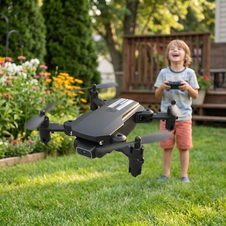 Mini kvadrokopteris drons ar 4K kameru WiFi 2.4GHz 15min lidojums 80m