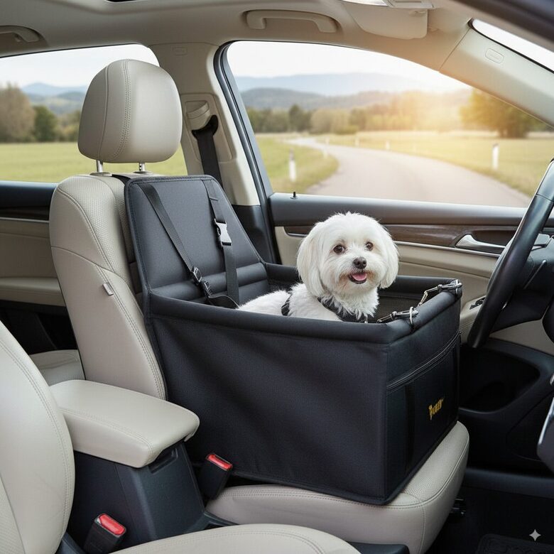 Dzīvnieku pārvadāšanas soma automašīnai, 40x40x32cm