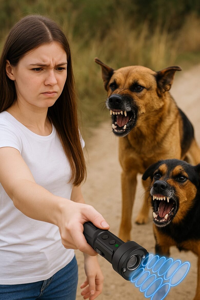 Uzlādējamā Ultraskaņas Suņu Aizbiedēšanas un Riešanas Kontroles Ierīce – Droša Apmācība un Aizsardzība