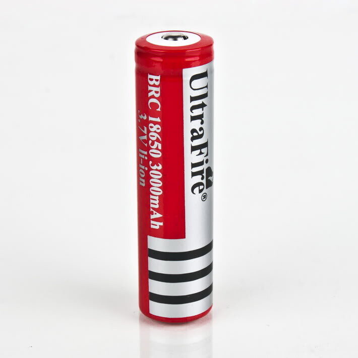 18650 Li-ion 3.7V 3000mAh akumulators / baterija