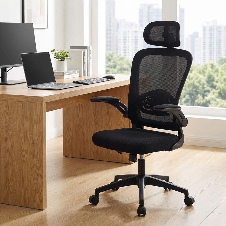 Grozāms Biroja Krēsls ar Regulējamu Augstumu