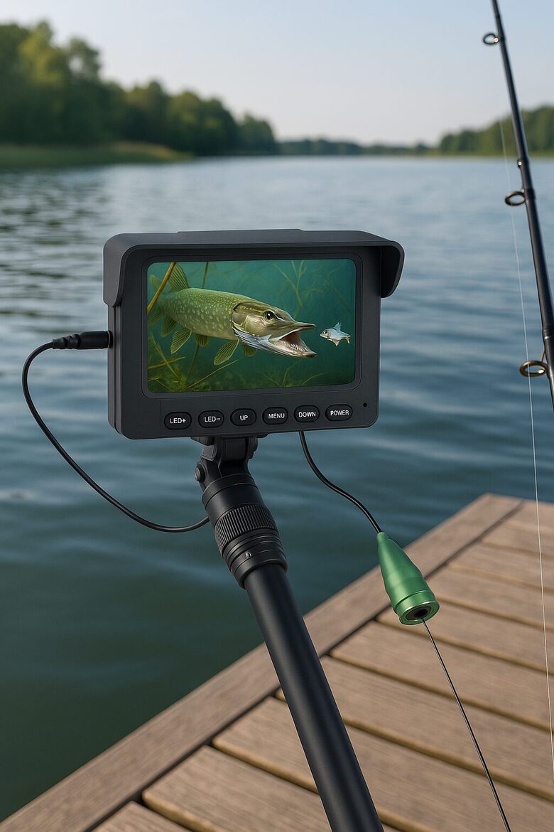 Zemūdens kamera 4.3 ”LCD monitors,15m