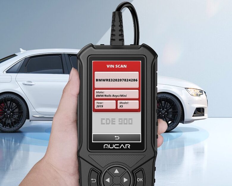OBD2 skaneris PRO - MUCAR CDE900 (Android, Touch screen, lasīt/dzēst kļūdas, Eng/Ru/utt valodas)