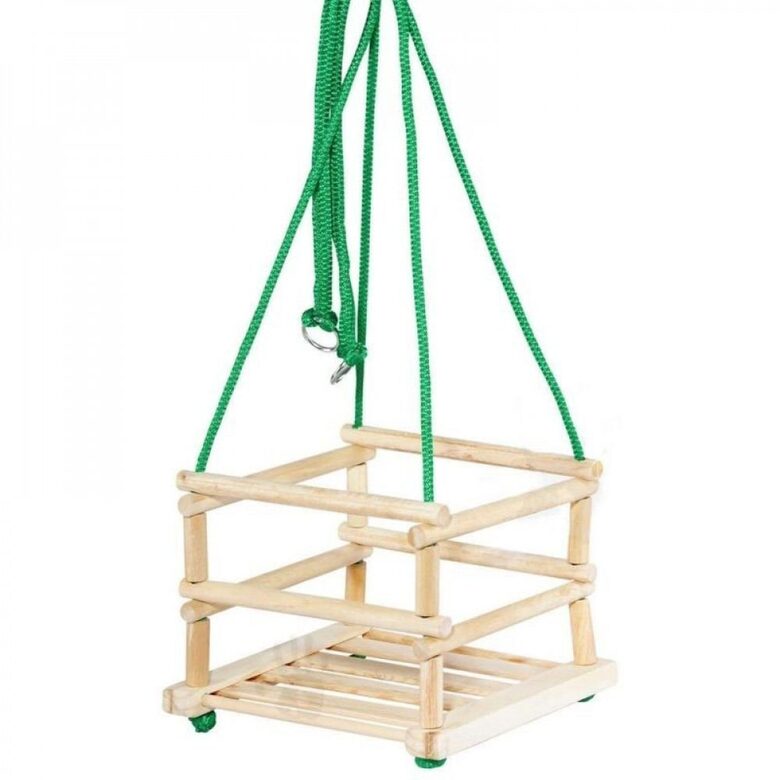 Bērnu koka šūpoles