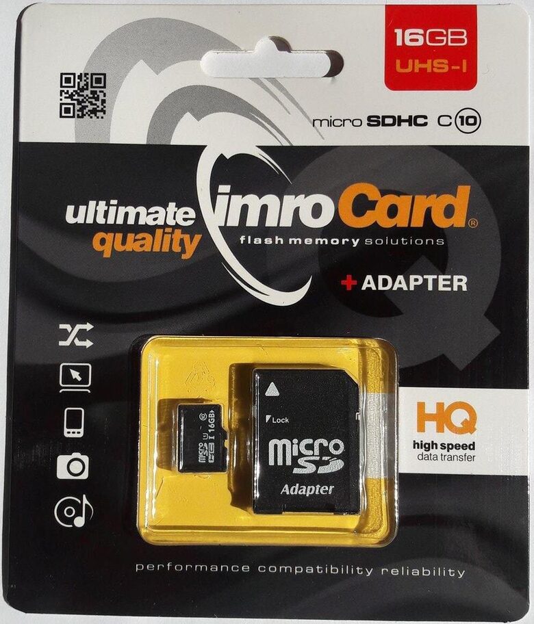 Micro SD atmiņas karte 16GB