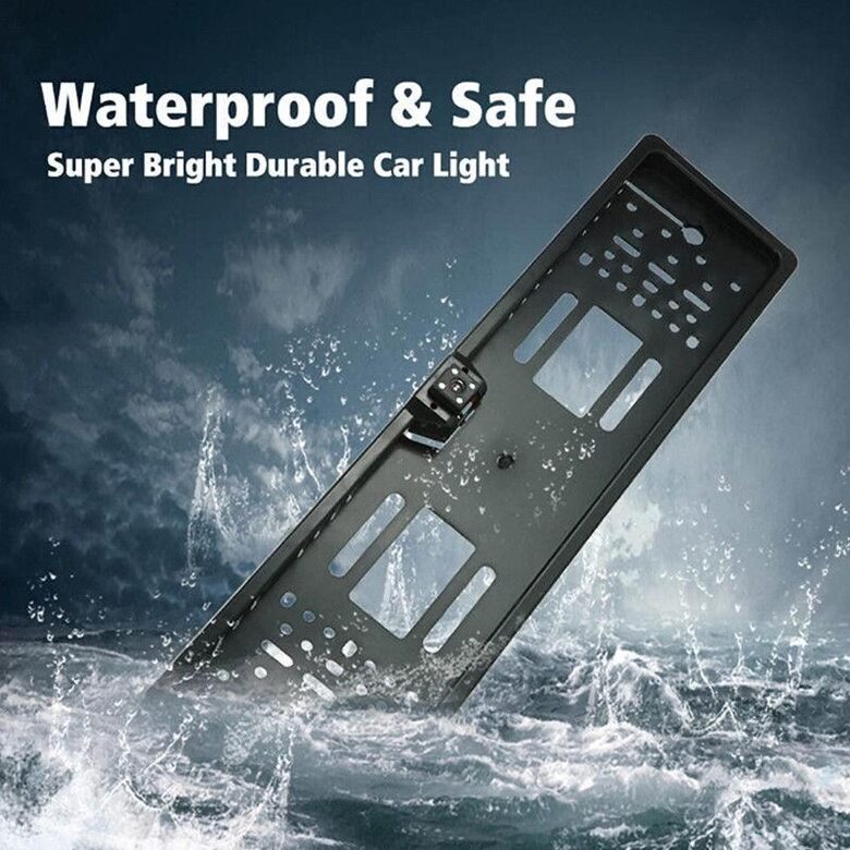 AKCIJAS CENA. Automašīnas atpakaļskata kamera iemontēta numura turētājā