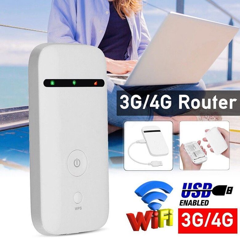 Pārnēsājams 3G, 4G wifi rūteris, modems ar akumulatoru