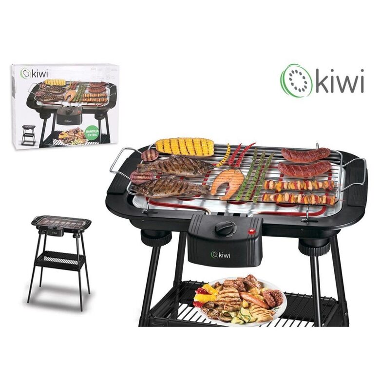 Elektriskais Grills ar kājām un paliktni 2000w 38x22cm