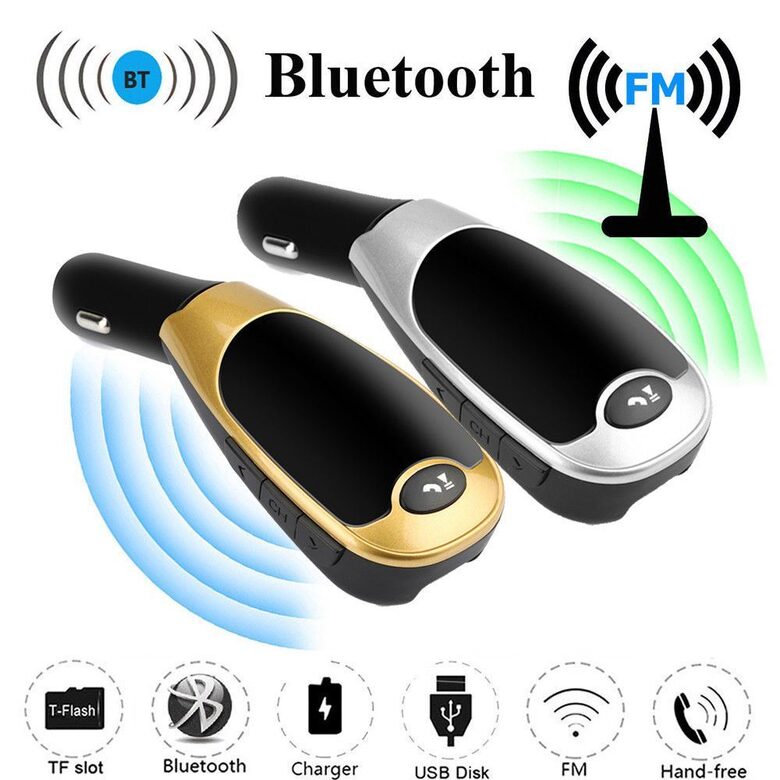 Fm transmiteris - modulators ar bluetooth un handsfree X6