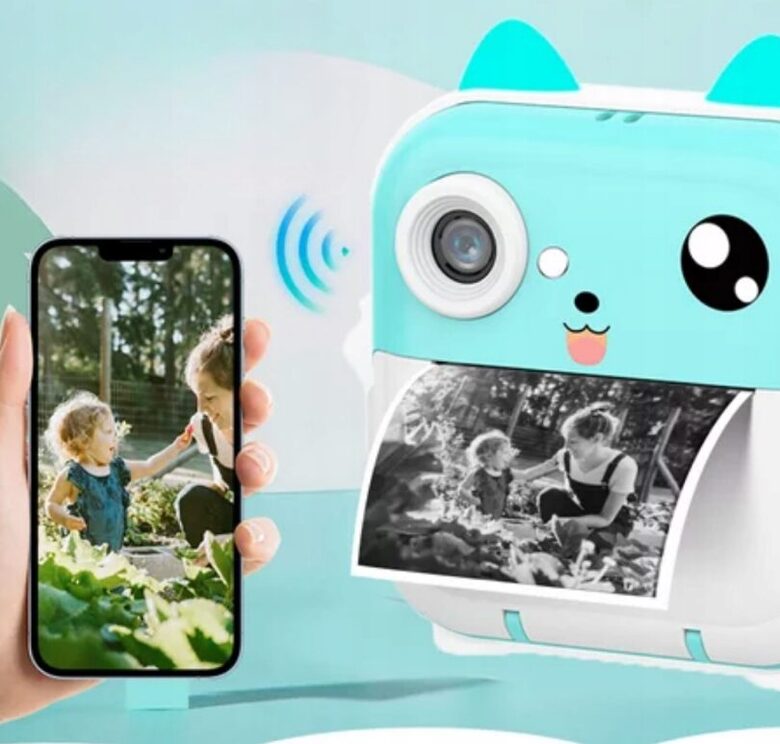 Bērnu kamera Polaroīds, zaļš