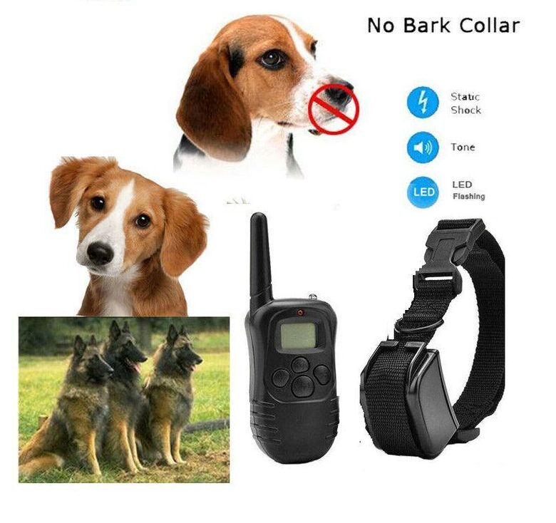 Suņu dresūras siksna ar vibrācijas funkciju un elektro impulsu (pret riešanas siksna, treniņam)