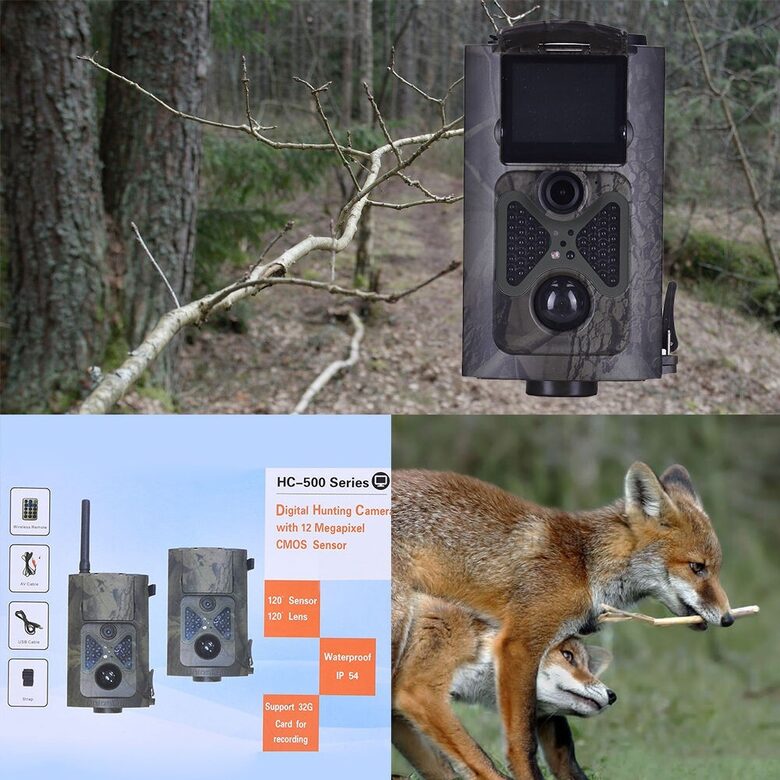 Meža kamera ar MMS, HC500M, sūta bildi uz telefona un uz e-pastu, mednieku kamera