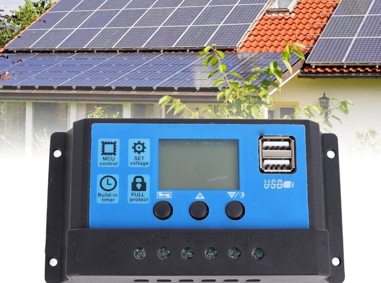 Saules baterijas kontrolieris 100A, 12/24v