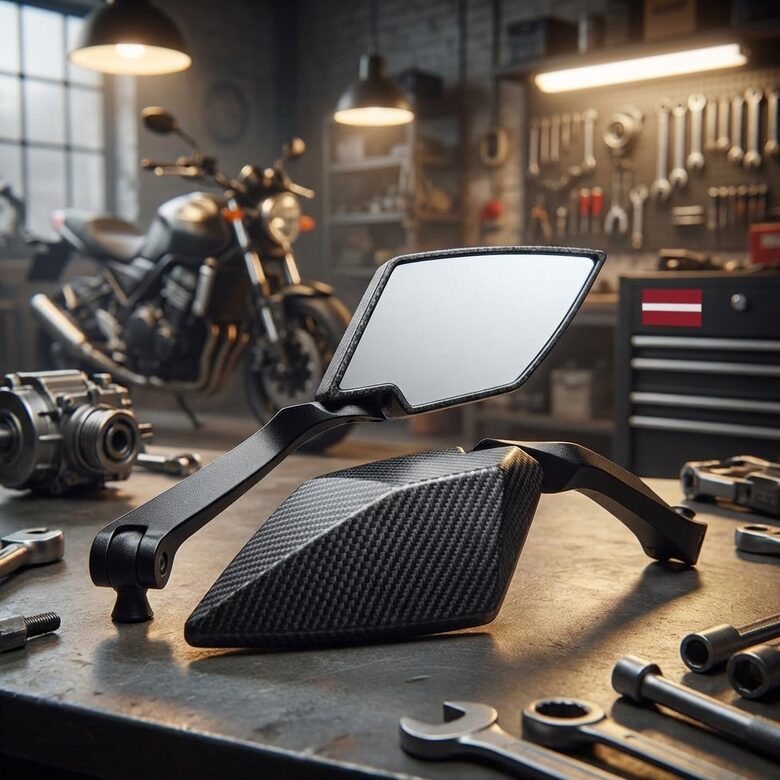 Motociklu atpakaļskates spoguļi