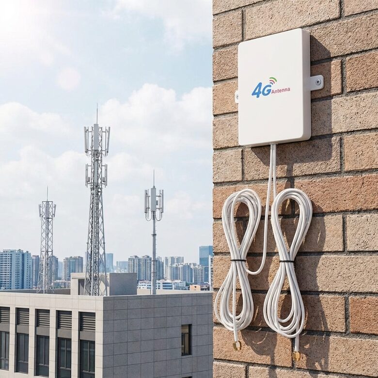 Gsm antena 4G LTE 28dBi, Gprs, SMA Male Plug 3 Metru garš vads, wifi rūtera antena