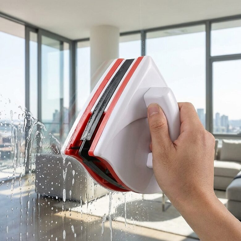 Magnētiskais logu tīrītājs, 16x12,5 cm