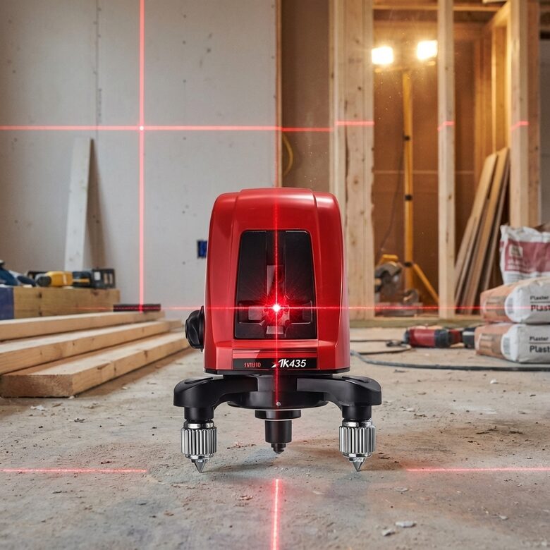 Lāzera līmeņrādis, 360° pašlīmeņojošais krustveida lāzera līmeņrādis.