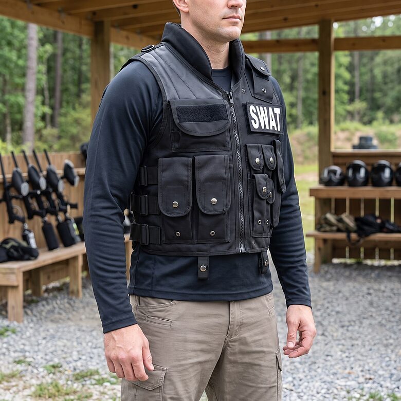 IZPĀRDOŠANA. SWAT/FBI/OHRANA taktiskā veste - Civilajai un militārai lietošanai (M un L)