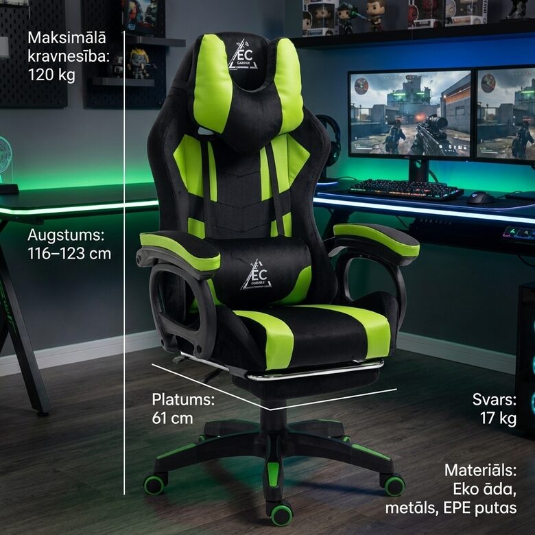 Ērts un stilīgs biroja ofisa datorkrēsls “Comfort Elite”