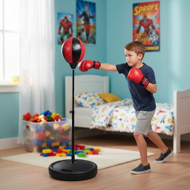 Bērnu boksa komplekts (70- 108 cm) ar cimdiem