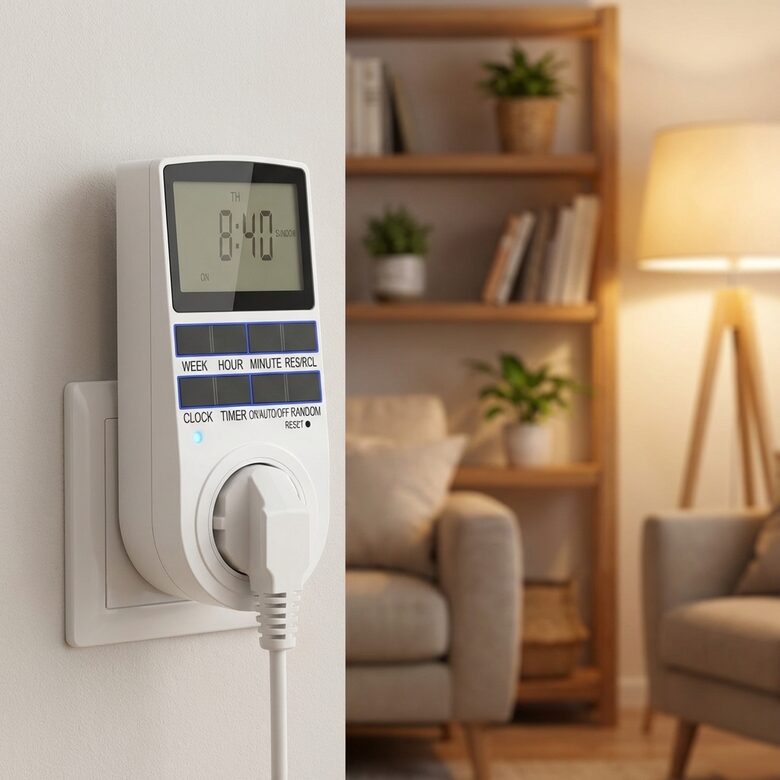 220V Inteligentais Taimeris ar LCD Displeju