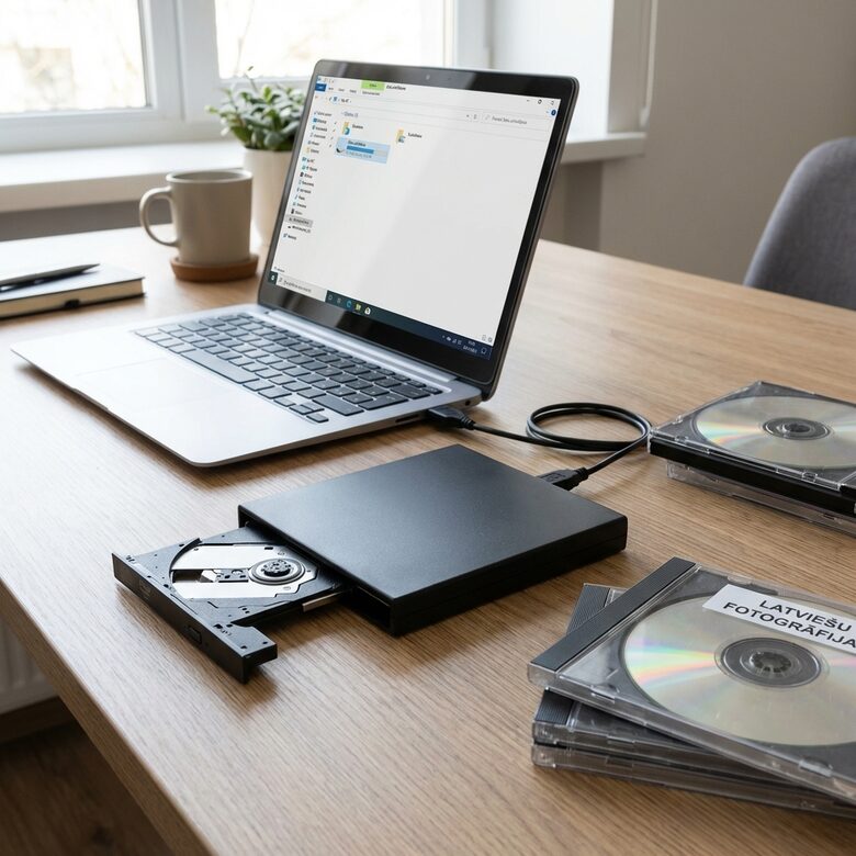 Ārējais USB CD/DVD atskaņotājs, CD rakstītājs