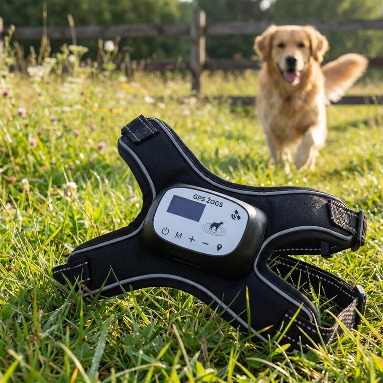 Inteliģentā GPS bezvadu radiosēta suņiem ar OLED displeju un AI tehnoloģiju 1000m