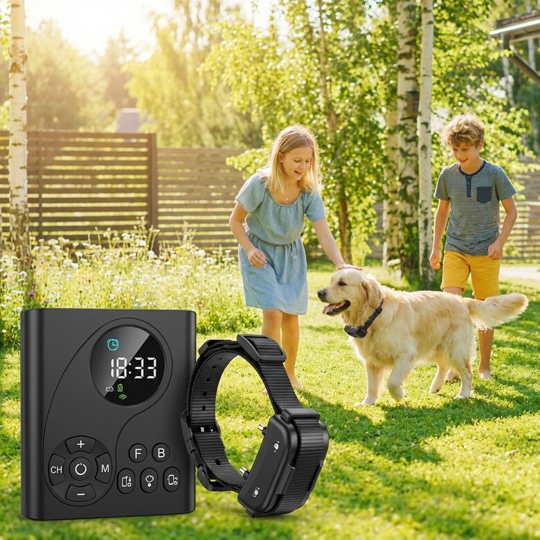 Bezvadu suņu apmācības sistēma un radiosēta 200m – 2 vienā