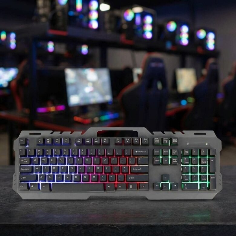 Datora klaviatūra 'Geimeriem' ar led apgaismojumu