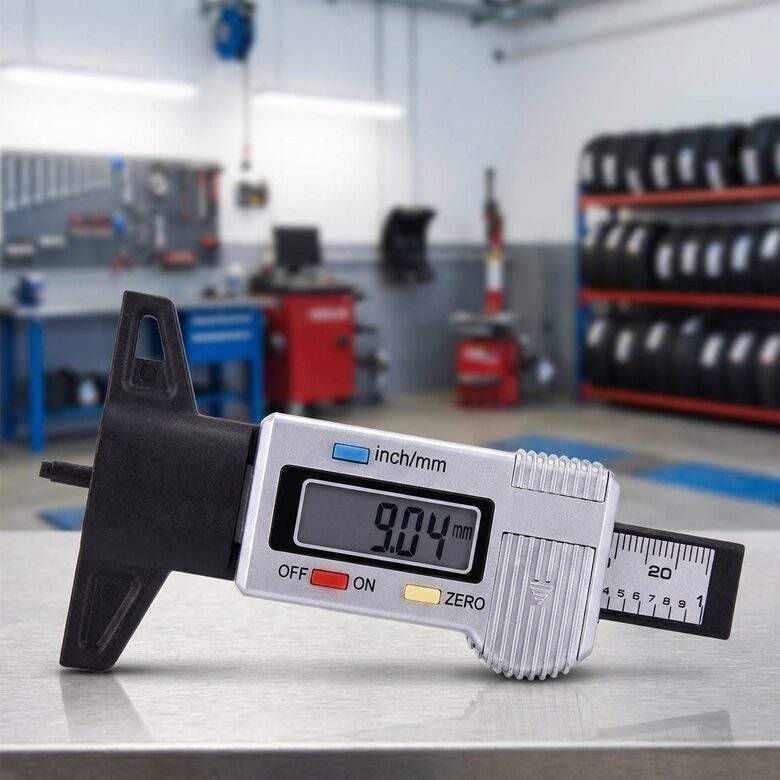 Riepu protektora mērītājs 0.001 mm, Digitālais